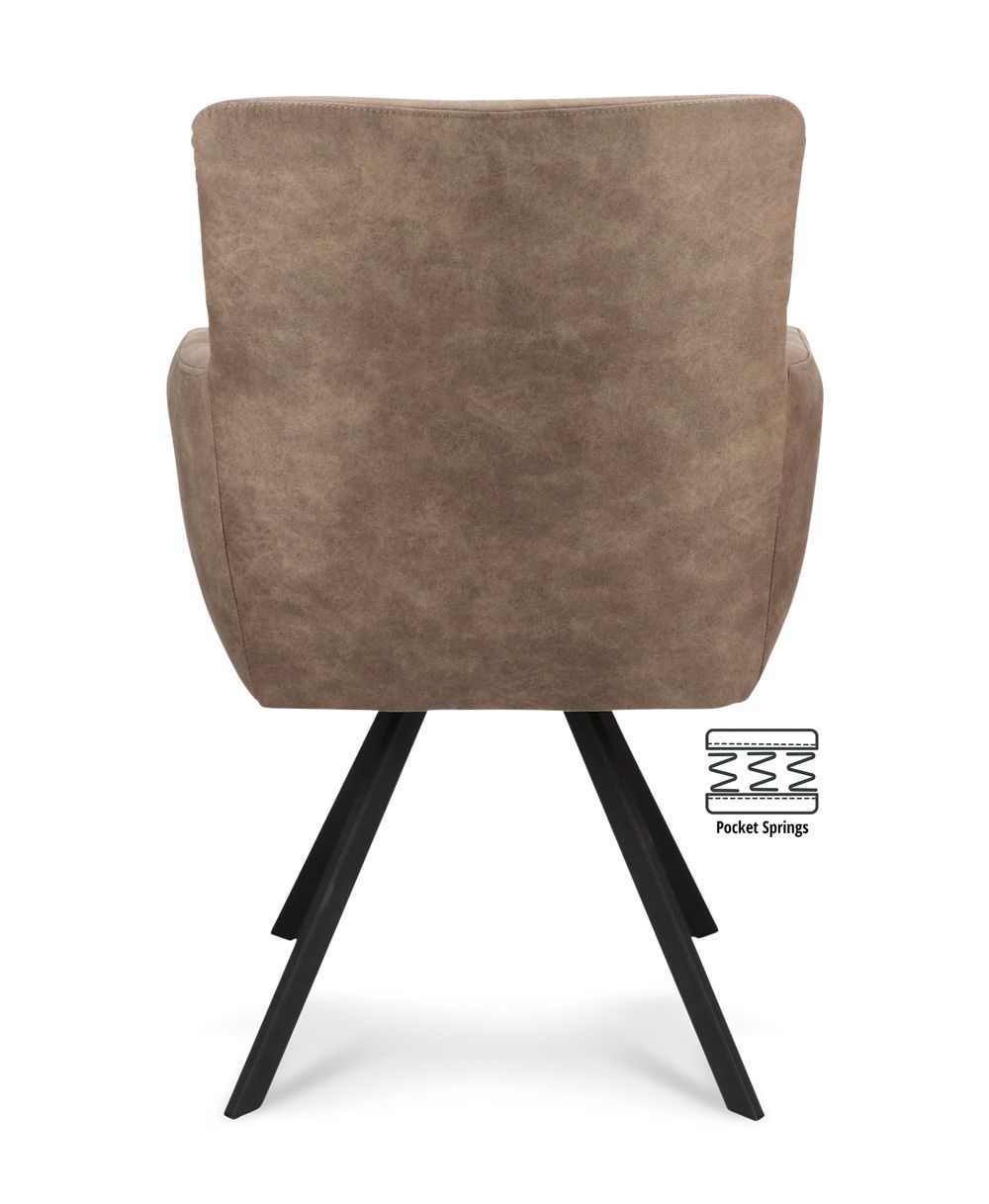 Armstoel CALLA - Bruin XLC-38-0000001