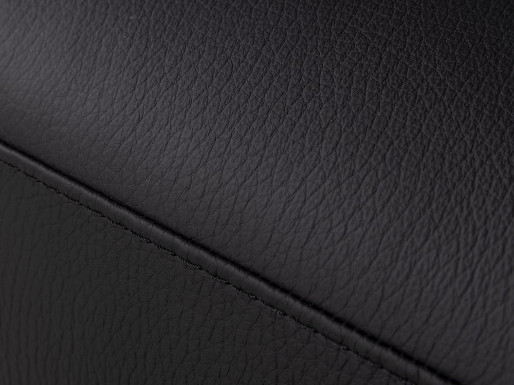 Hoekzetel BRADLEY - Zwart leder C-DDV-19-HKS2