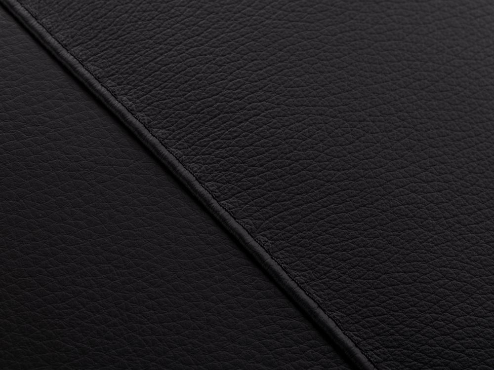 Hoekzetel BRADLEY - Zwart leder C-DDV-19-HKS2