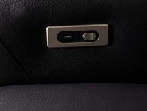 Hoekzetel BRADLEY - Zwart leder C-DDV-19-HKS2