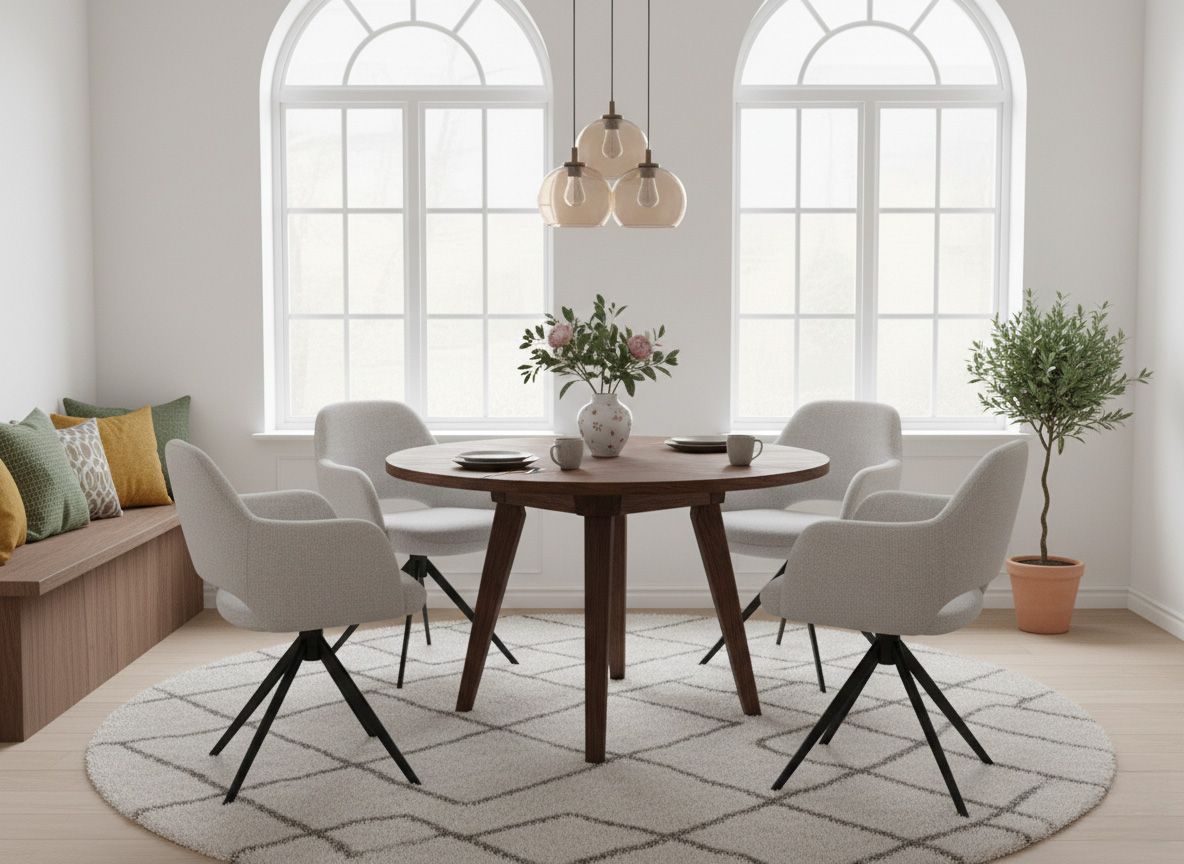 Draaibare armstoel OTTO - Bisque