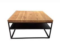 Salontafel SQUARE - Eik RIV ST OAK