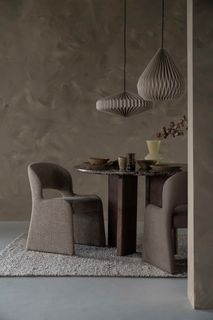 Eetkamertafel LANDO - Marmer/Mangohout ELO 96517