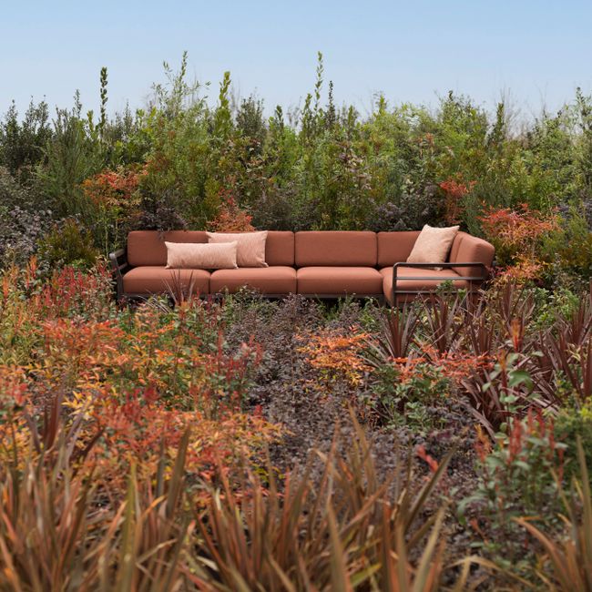 Lounge-hoekelement MAXIMO - Gesso/Perla