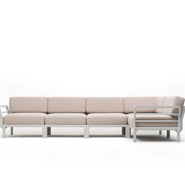 Lounge-hoekelement MAXIMO - Gesso/Perla