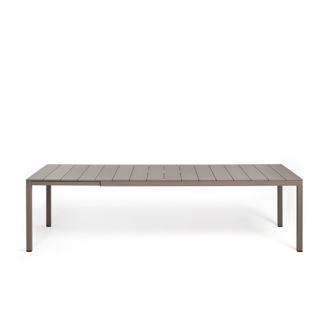 Uitschuifbare tuintafel RIO - Bianco aluminium