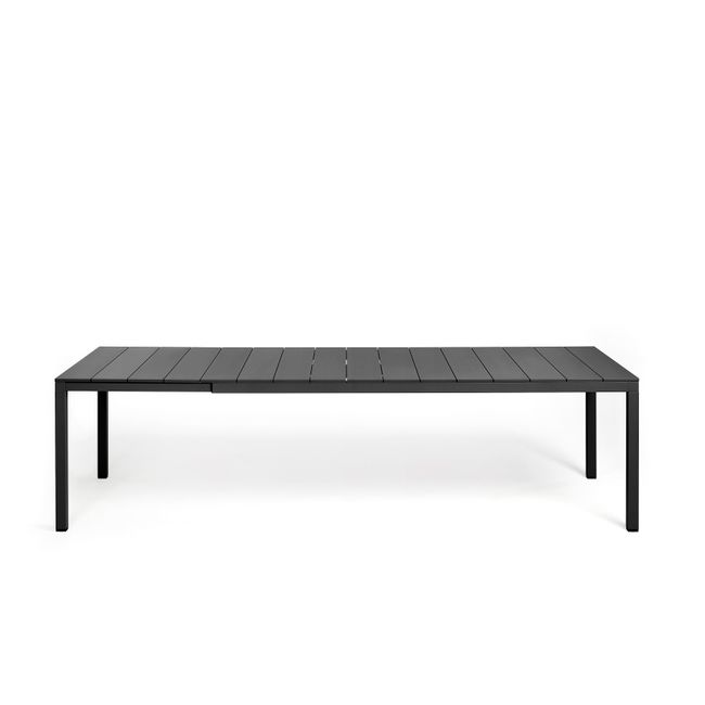 Uitschuifbare tuintafel RIO - Bianco aluminium