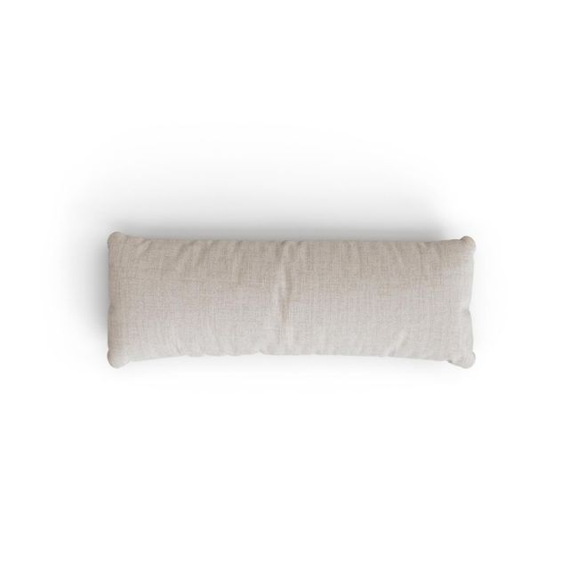 Lendekussen SORELLS, beige linnenlook stof.