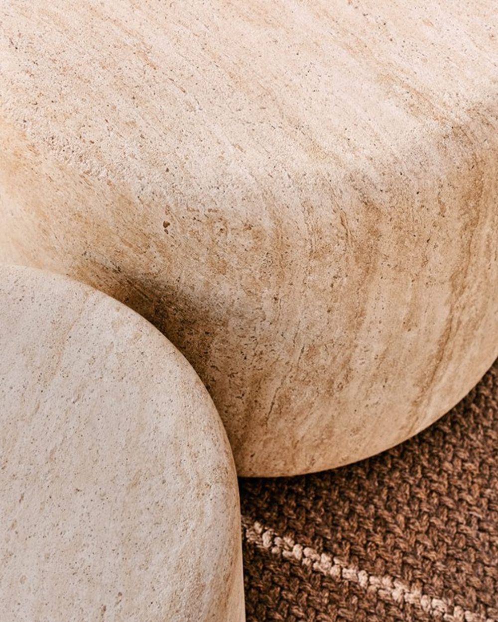 Salontafel DRASI - Travertijnlook KAV O00028CE39