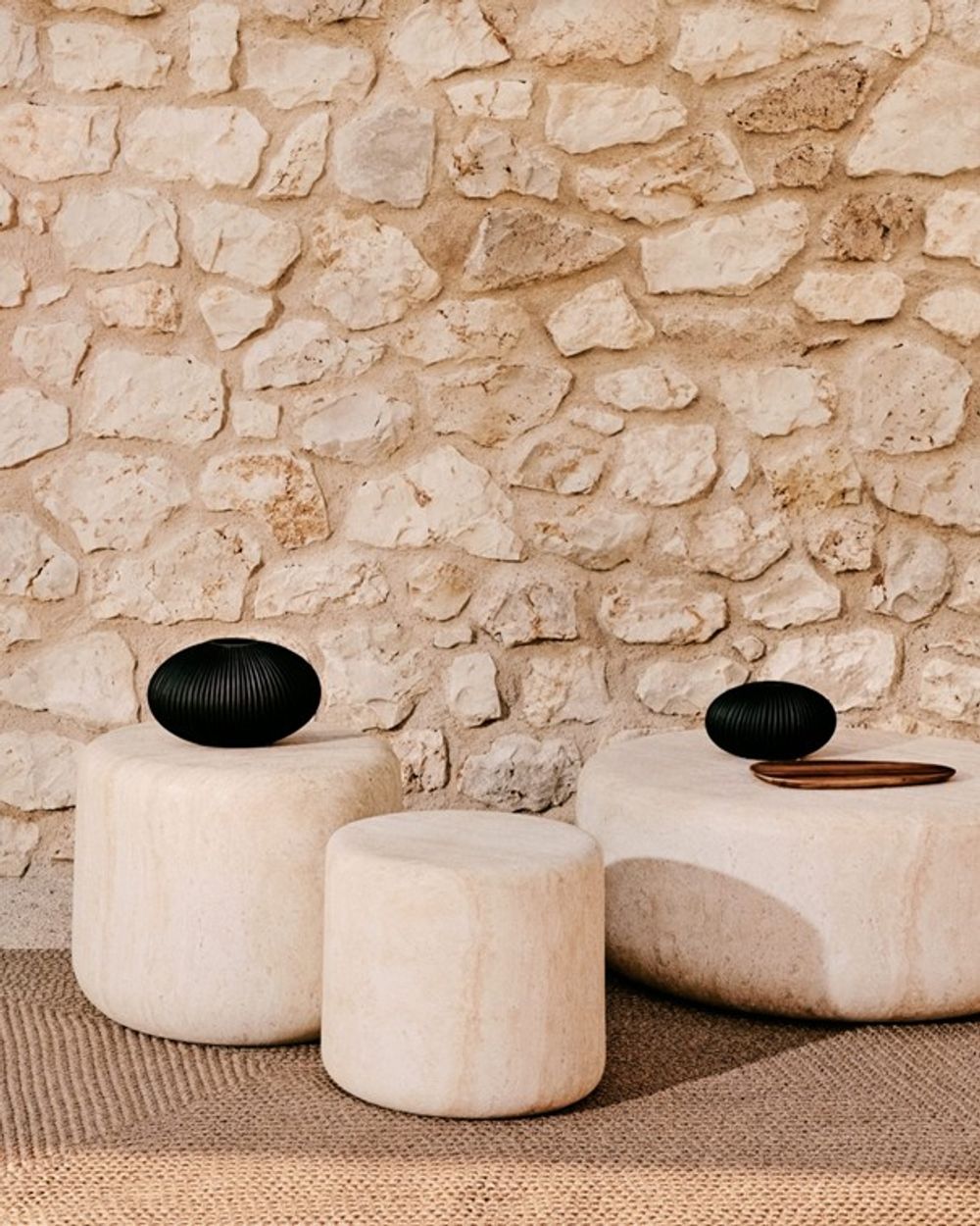 Salontafel DRASI - Travertijnlook KAV O00028CE39