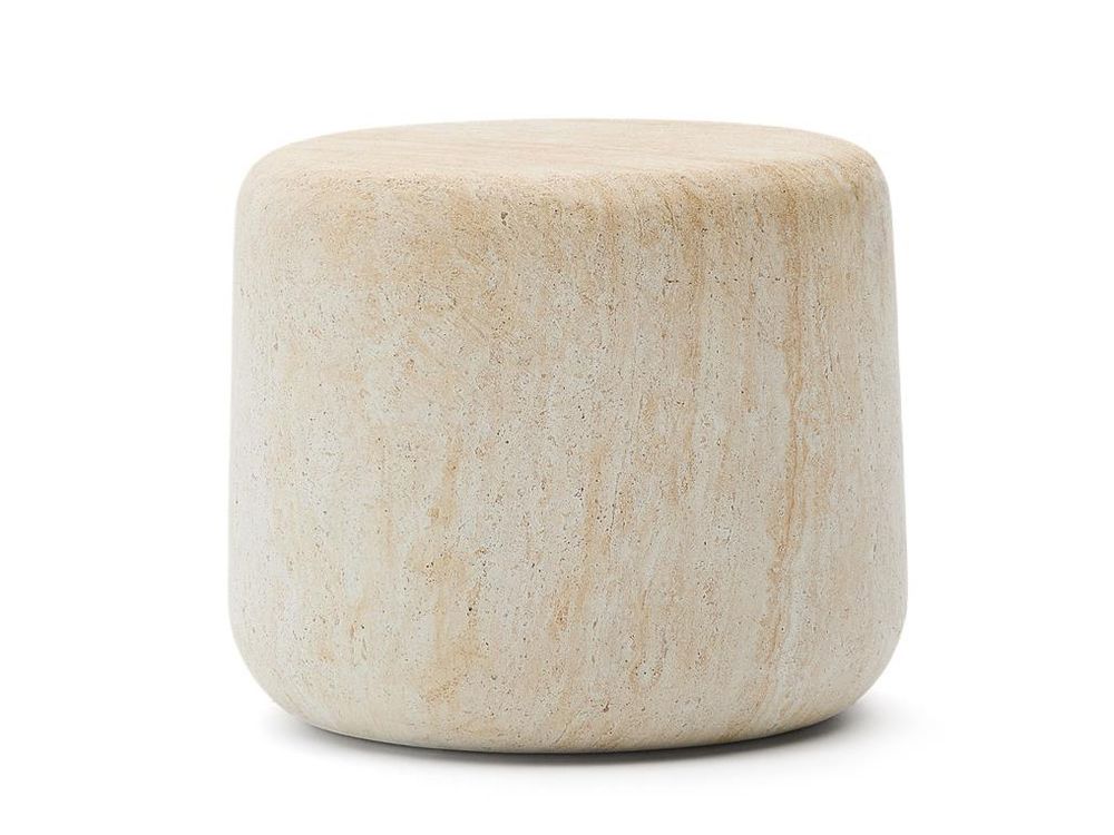 Bijzettafel DRASI - Travertijnlook KAV O00027CE39