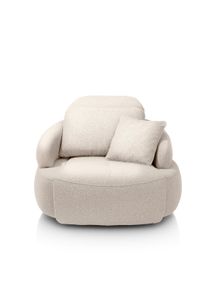 Draaibare relaxfauteuil HOLLYWOOD XL - Beige HEH 49056-BEI