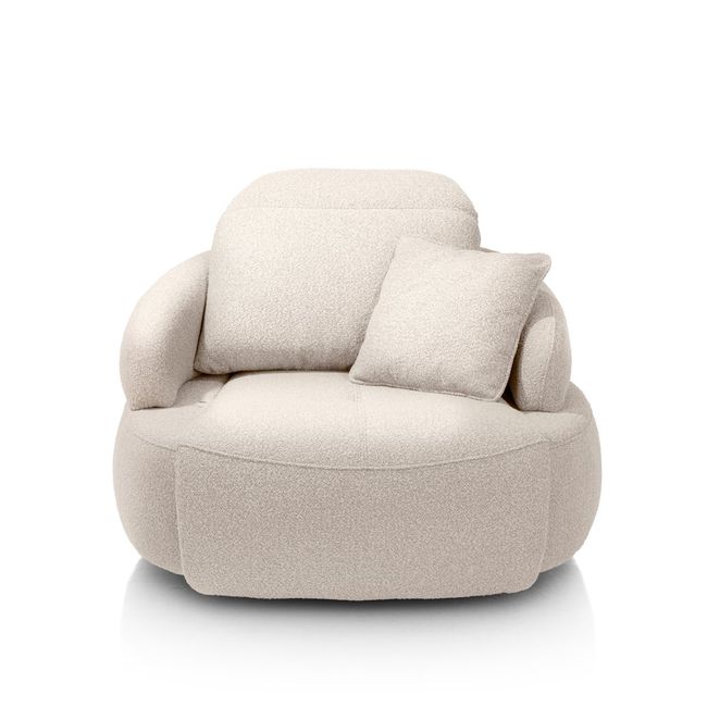 Draaibare relaxfauteuil HOLLYWOOD XL - Beige