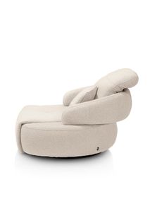 Draaibare relaxfauteuil HOLLYWOOD XL - Beige HEH 49056-BEI