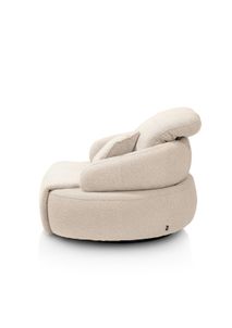 Draaibare relaxfauteuil HOLLYWOOD XL - Beige HEH 49056-BEI