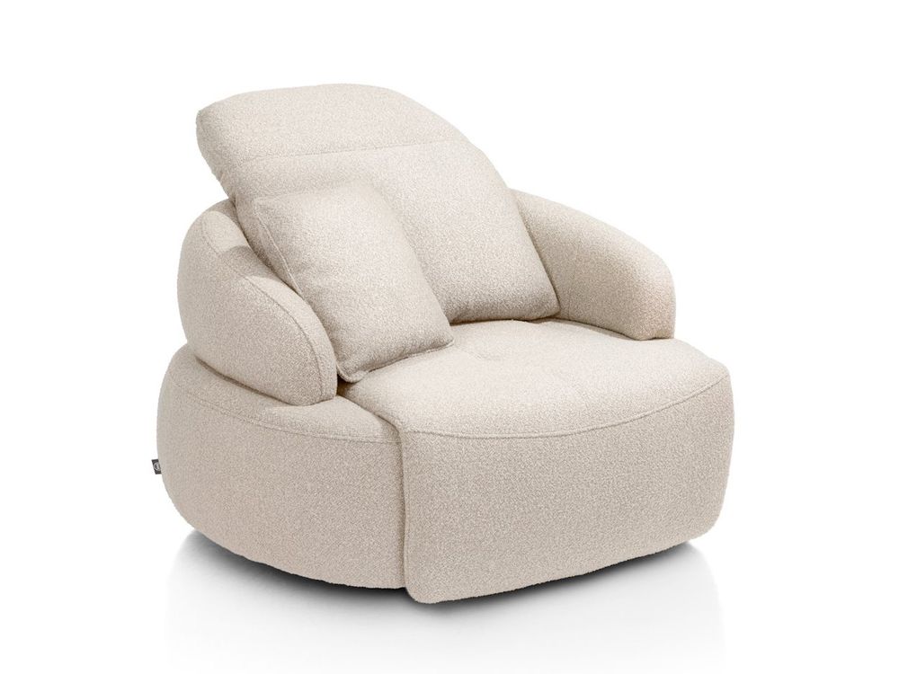 Draaibare relaxfauteuil HOLLYWOOD XL - Beige HEH 49056-BEI