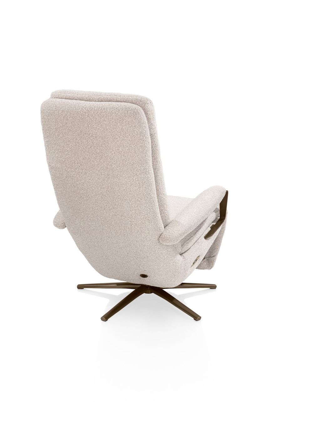 Elektr. relaxfauteuil SELLA - Beige boucléstof XOO 53606BEI