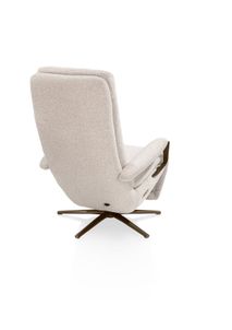 Elektr. relaxfauteuil SELLA - Beige boucléstof XOO 53606BEI