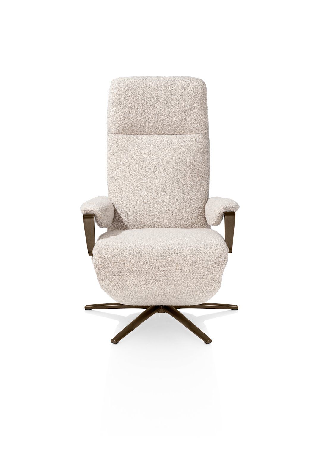 Elektr. relaxfauteuil SELLA - Beige boucléstof