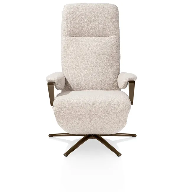 Elektr. relaxfauteuil SELLA - Beige boucléstof