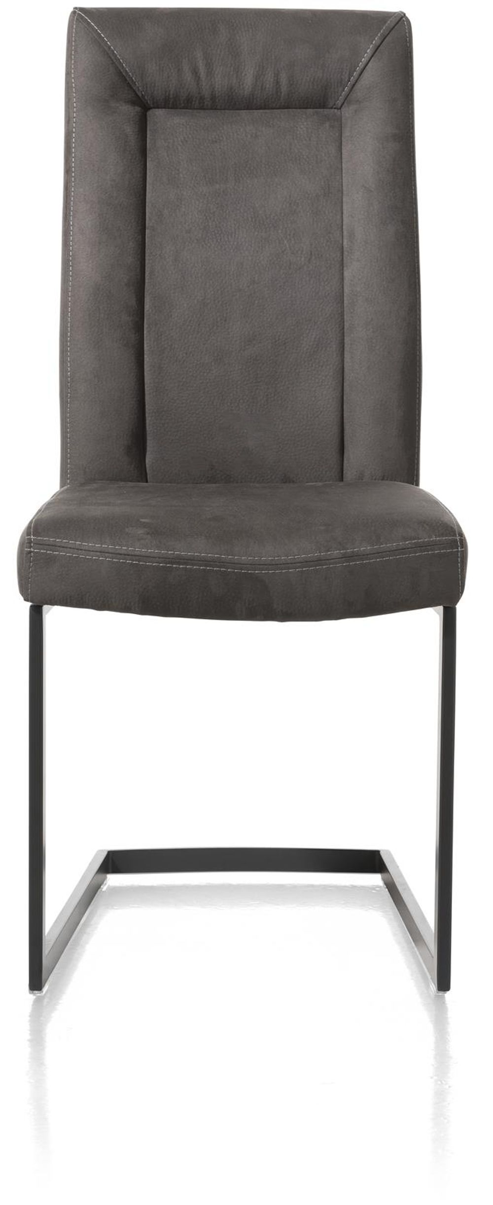 Set van 6 eetkamerstoelen MALENE - Camel / Donkerb C-HEH-MAL-SET6