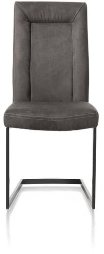 Set van 6 eetkamerstoelen MALENE - Camel / Donkerb C-HEH-MAL-SET6