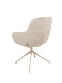 Draaibare armstoel MATEO - Crème HEH 48992-001