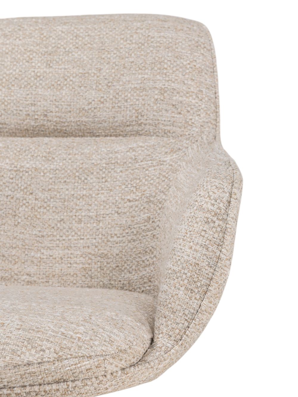 Draaibare armstoel MATEO - Crème HEH 48992-001