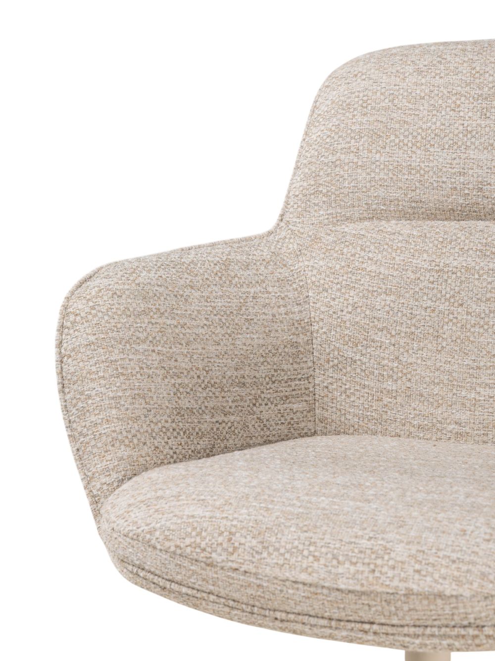 Draaibare armstoel MATEO - Crème HEH 48992-001