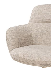 Draaibare armstoel MATEO - Crème HEH 48992-001
