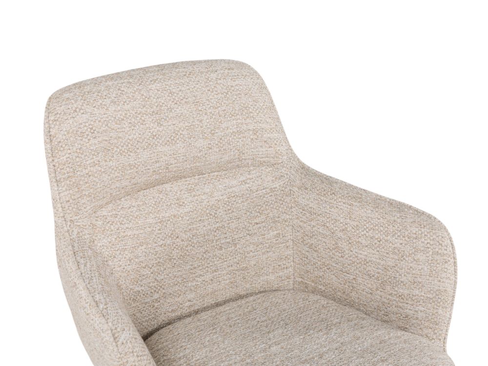 Draaibare armstoel MATEO - Crème HEH 48992-001