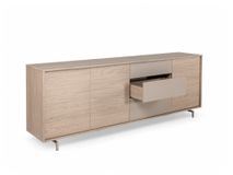 Eetkamerset DEVON - Misty Oak/Stone Grey C-MXF-298-SET1