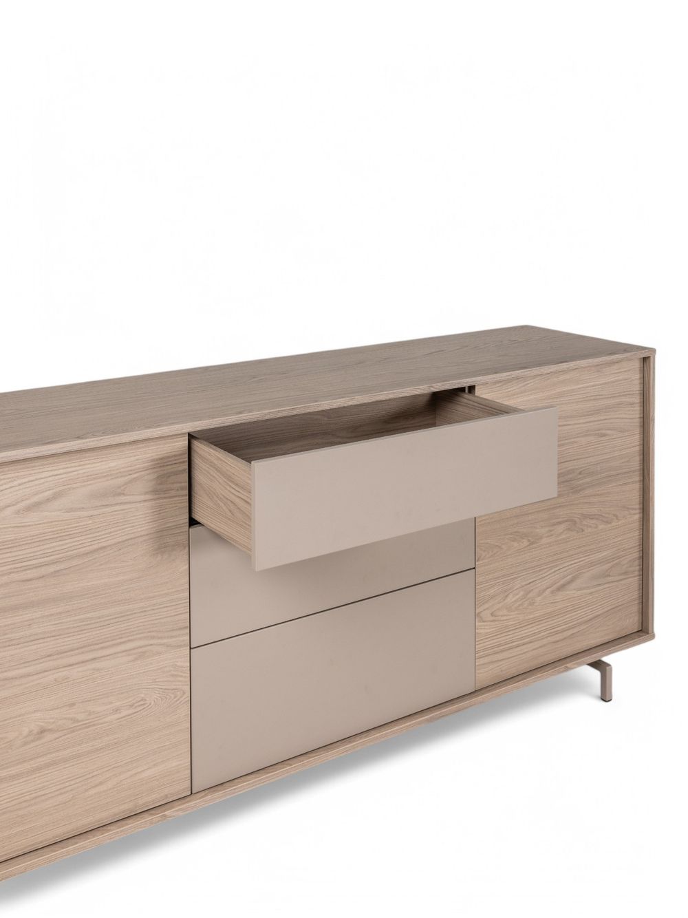 Eetkamerset DEVON - Misty Oak/Stone Grey C-MXF-298-SET1