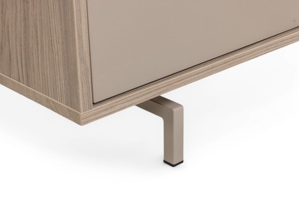 Eetkamerset DEVON - Misty Oak/Stone Grey C-MXF-298-SET1