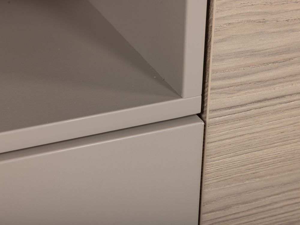 Eetkamerset DEVON - Misty Oak/Stone Grey C-MXF-298-SET1