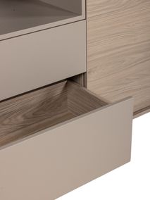 Eetkamerset DEVON - Misty Oak/Stone Grey C-MXF-298-SET1
