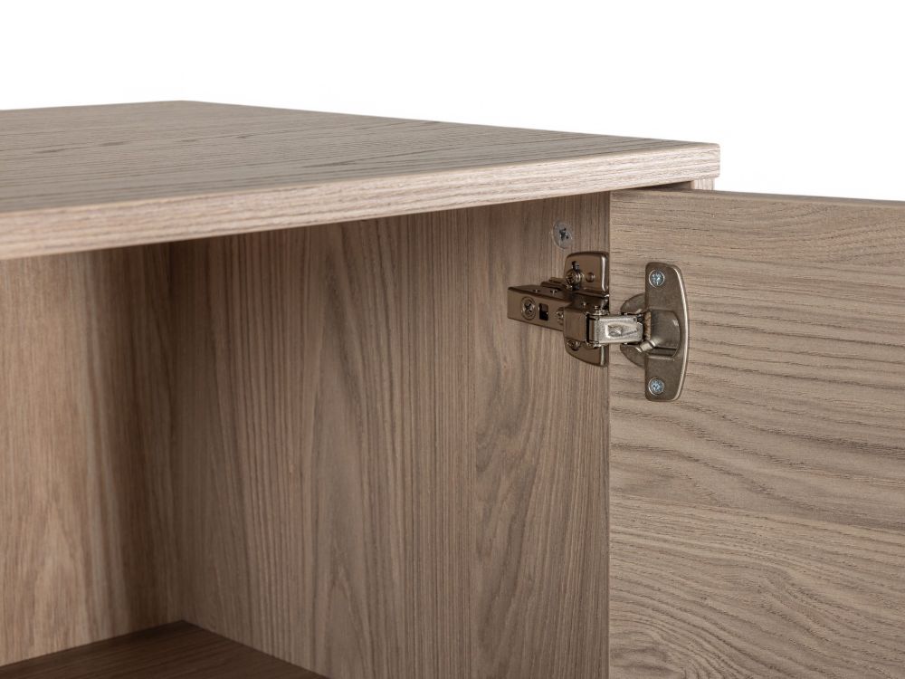 Eetkamerset DEVON - Misty Oak/Stone Grey C-MXF-298-SET1