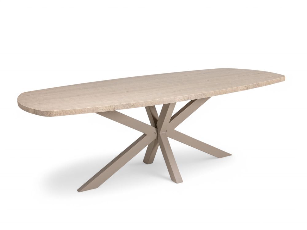 Eetkamerset DEVON - Misty Oak/Stone Grey C-MXF-298-SET1