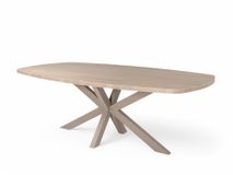 Eetkamerset DEVON - Misty Oak/Stone Grey C-MXF-298-SET1