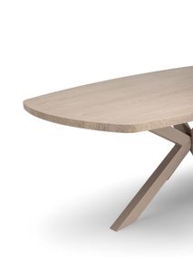 Eetkamerset DEVON - Misty Oak/Stone Grey C-MXF-298-SET1