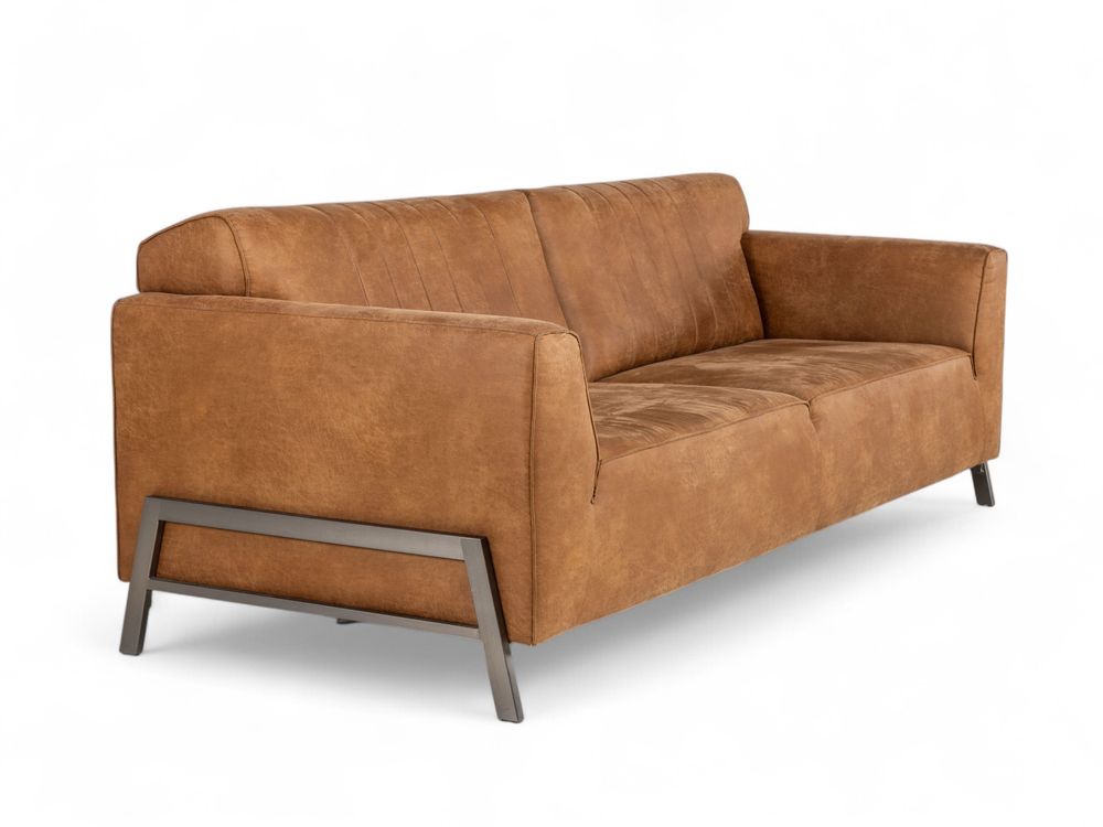 Set van 3-zit, 2,5-zit en poef ZEMBLA - Cognac C-HEH-ZEM-HKS1