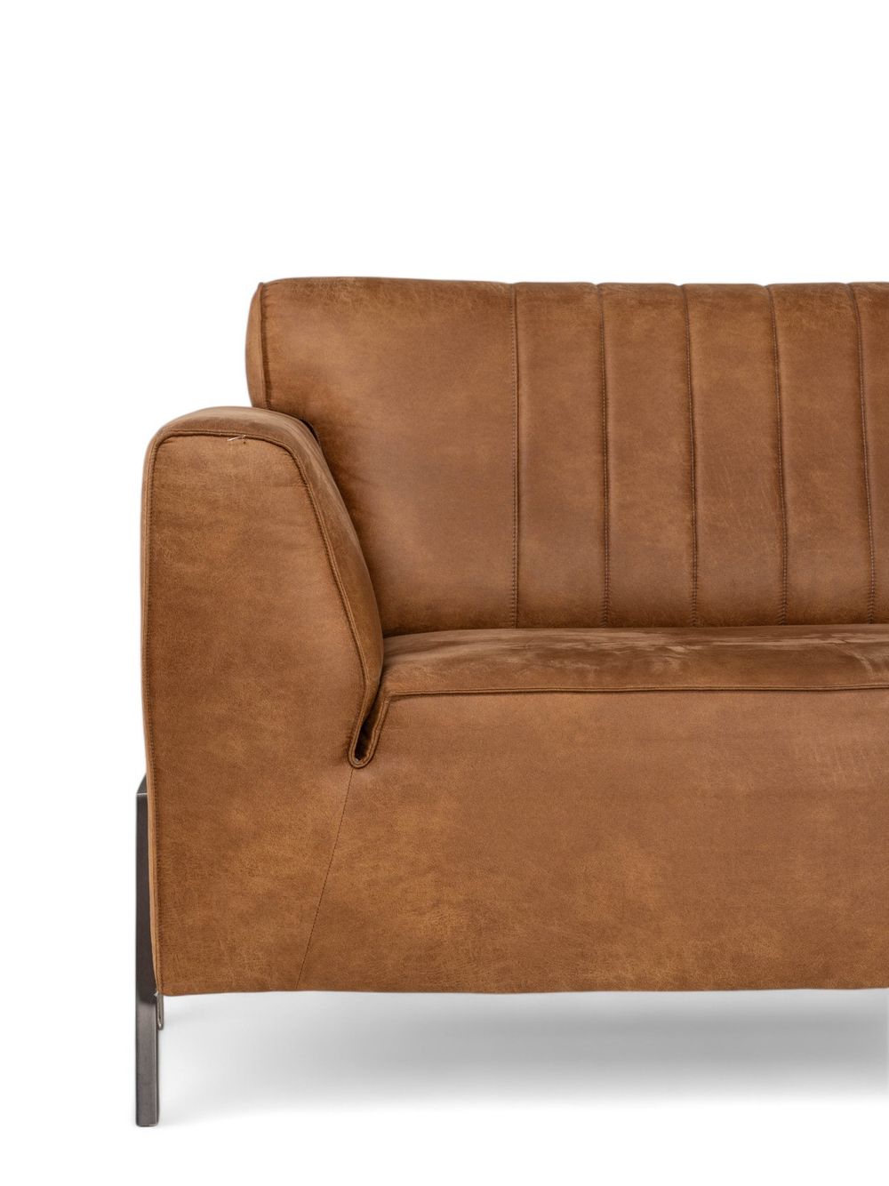 Set van 3-zit, 2,5-zit en poef ZEMBLA - Cognac C-HEH-ZEM-HKS1