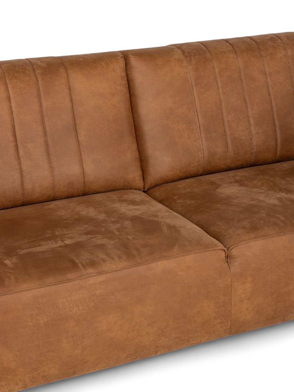 Set van 3-zit, 2,5-zit en poef ZEMBLA - Cognac C-HEH-ZEM-HKS1