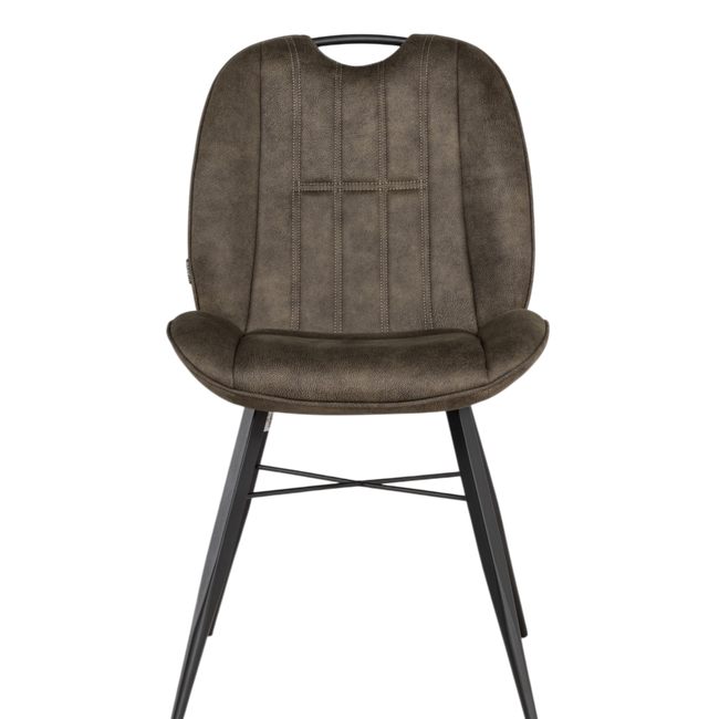 Eetkamerstoel SHELTON - Donkergroen