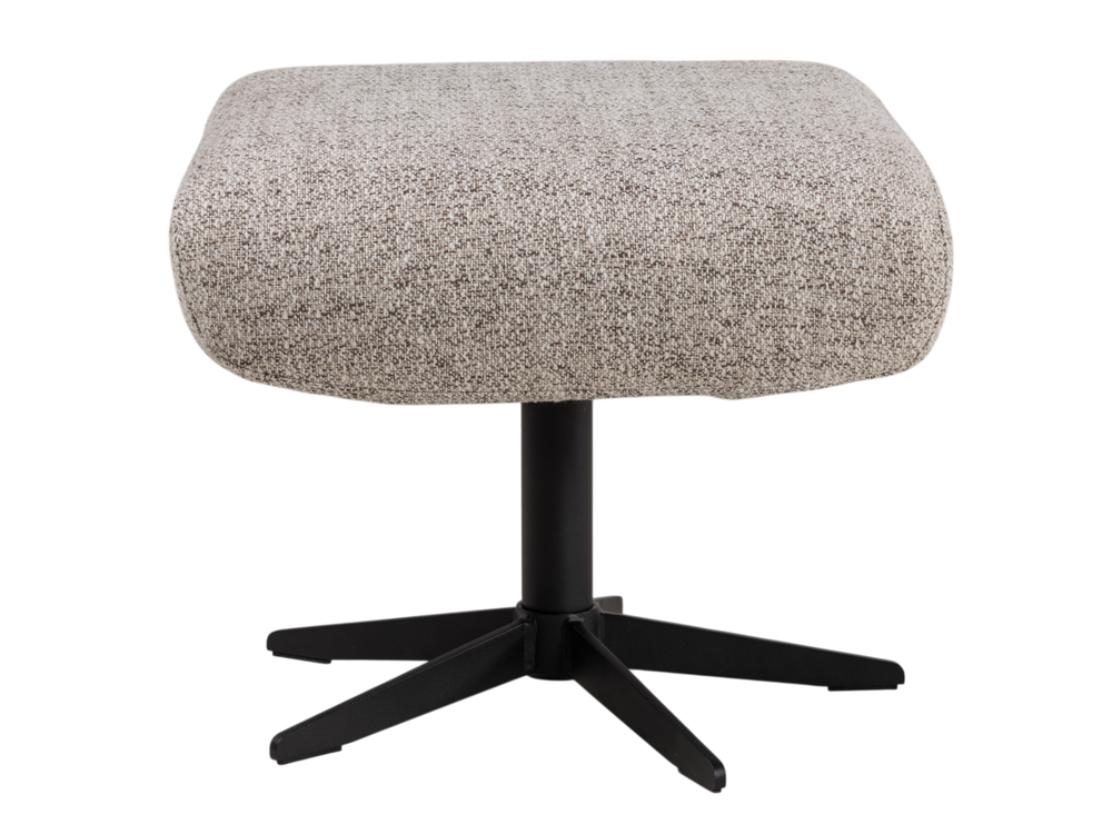 Relaxfauteuil incl. poef JONA - Crème MED-49-TZ1