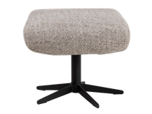 Relaxfauteuil incl. poef JONA - Crème MED-49-TZ1