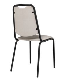 Eetkamerstoel SUNNY - Linetex Frappe/Antraciet PFT-63-TZ1