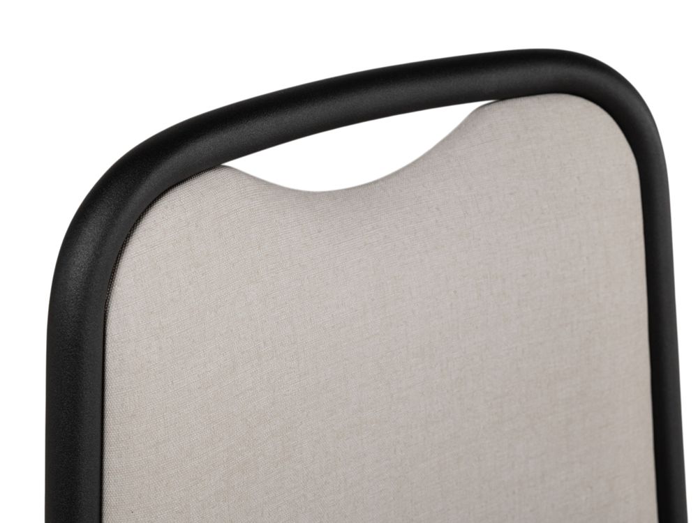 Eetkamerstoel SUNNY - Linetex Frappe/Antraciet PFT-63-TZ1