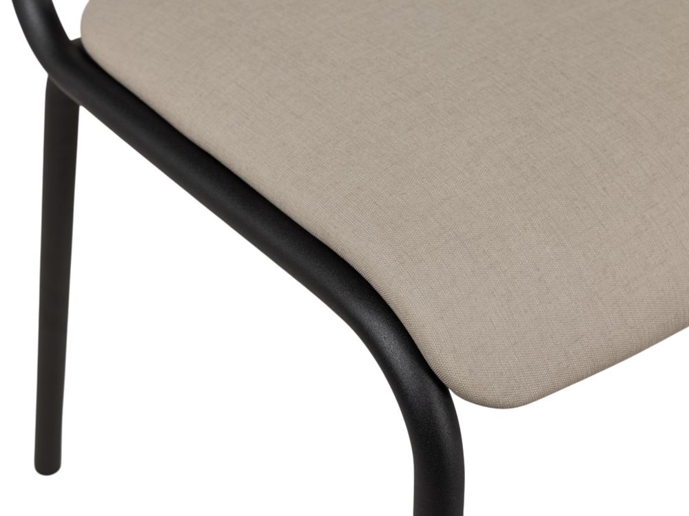 Eetkamerstoel SUNNY - Linetex Frappe/Antraciet PFT-63-TZ2