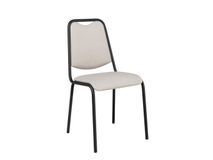 Eetkamerstoel SUNNY - Linetex Frappe/Antraciet PFT-63-TZ1